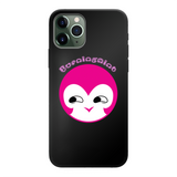 BurningMint® Cute iPhone Cases | Printed Black Soft Phone Case with Cute Girl Back
