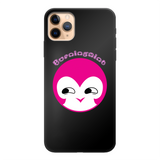 BurningMint® Cute iPhone Cases | Printed Black Soft Phone Case with Cute Girl Back