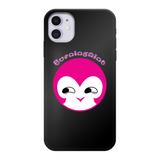 BurningMint® Cute iPhone Cases | Printed Black Soft Phone Case with Cute Girl Back