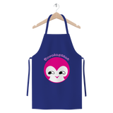 BurningMint® Premium Jersey Apron with Cute Pink Girl