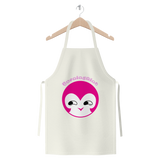 BurningMint® Premium Jersey Apron with Cute Pink Girl
