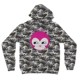 BurningMint® Cute Pink Girl Camouflage Adult Hoodie