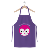 BurningMint® Premium Jersey Apron with Cute Pink Girl