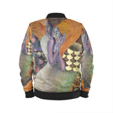 BurningMint® Men Bomber Jacket With Klimpt Style Art