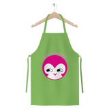 BurningMint® Premium Jersey Apron with Cute Pink Girl