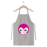 BurningMint® Premium Jersey Apron with Cute Pink Girl