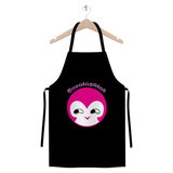 BurningMint® Premium Jersey Apron with Cute Pink Girl