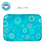 BurningMint™ Fireworks Bath Mats | Rectangular Sower Bath Mat | Square Bath Matt | Cheerful Bath Mats For People Who Love Holiday Spirit!