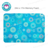 BurningMint™ Fireworks Bath Mats | Rectangular Sower Bath Mat | Square Bath Matt | Cheerful Bath Mats For People Who Love Holiday Spirit!