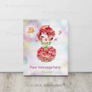 BurningMint® Personalized Canvas with Text For Those Who Love Fairy Art (Ship Worldwide)