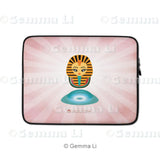 BurningMint®️ Cartooning Egyptian Pharaoh Laptop Sleeve