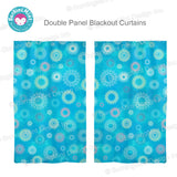 BurningMint™ Fireworks Curtains | Window Curtains For Bedroom | Window Curtains For Living Room | Door Curtains | Curtains For Doors With Glass