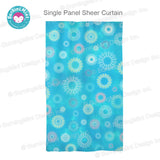 BurningMint™ Fireworks Curtains | Window Curtains For Bedroom | Window Curtains For Living Room | Door Curtains | Curtains For Doors With Glass