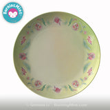  Floral plate made in USA,  Accent plates, ThermoSāf® Polymer Plates, Microwave Safe Dishes, Dishwasher-Safe Tableware, BPA- Free Plates, Floral China Plates,  BurningMint Kitchen Decor™   Melamine-free plates,  Formaldehyde-free plates, Buy USA,   Annniversary gifts, wedding gifts, gift for couples, father's day gifts, mother's day gifts, valentine's day gifts