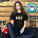 BurningMint® Bella + Canvas Premium Unisex Short Sleeve T-shirt | Energy Level Funny Shirt