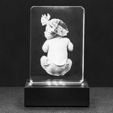 BurningMint™ Personalized Crystal Block, Custom Crystal Stadium, Crystal Stadium, Crystal Cube, Crystal Cut-corner Cube