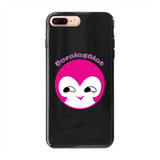 BurningMint® Cute iPhone Cases | Printed Black Soft Phone Case with Cute Girl Back