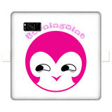 BurningMint® Smiley Girl Wallet Phone Cases