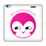 BurningMint® Smiley Girl Wallet Phone Cases