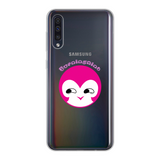 BurningMint® Cute Pink Girl Back Printed Transparent Soft Phone Case