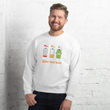 BurningMint® Personalized Long Sleeve Shirts | Cute Funny Shirts Sayings Charge Me | Gildan Unisex Sweatshirt