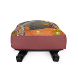 BurningMint™ Backpack with impressionist painting