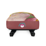 Colorful Backpack with Trendy Illustration