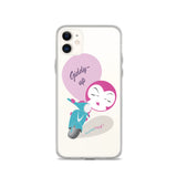 BurningMint® Cute iPhone Cases | Giddy-up Pink Scooter Girl iPhone Case