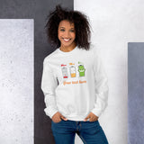 BurningMint® Personalized Long Sleeve Shirts | Cute Funny Shirts Sayings Charge Me | Gildan Unisex Sweatshirt