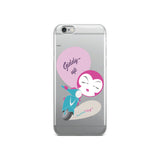 BurningMint® Cute iPhone Cases | Giddy-up Pink Scooter Girl iPhone Case