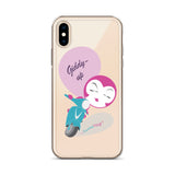 BurningMint® Cute iPhone Cases | Giddy-up Pink Scooter Girl iPhone Case