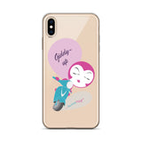BurningMint® Cute iPhone Cases | Giddy-up Pink Scooter Girl iPhone Case