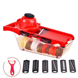 BurningMint™ All-in-one Vegetable Chopper with Container, Multifunctional Slicer, Fruit Peeler, Garlic Grater (📫📫 📫  Free Shipping!)