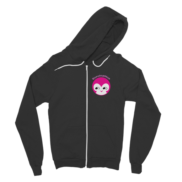 BurningMint® Zip up Hoodie with Cute Smiley Face