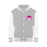 BurningMint® Smiley Girl Varsity Jacket
