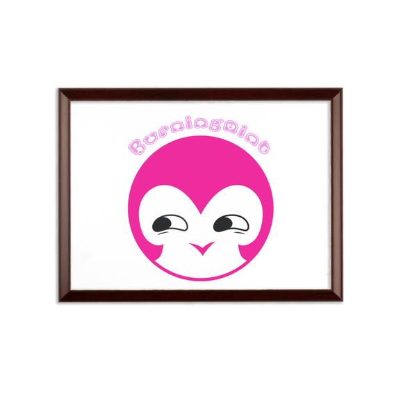 BurningMint® Smiley Girl Sublimation Wall Plaque