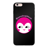 BurningMint® Cute iPhone Cases | Printed Black Soft Phone Case with Cute Girl Back