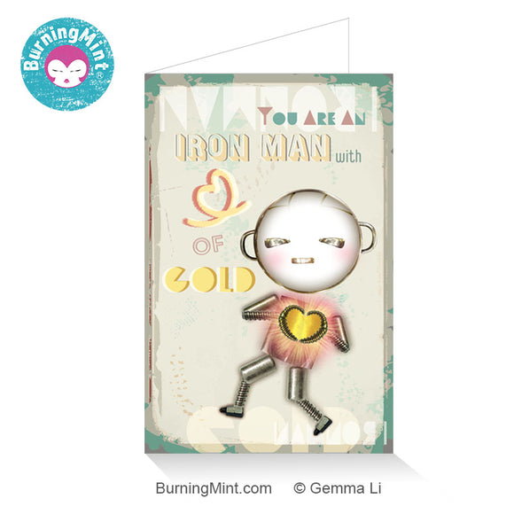 Compliment Card | Iron Man with Heart of Gold