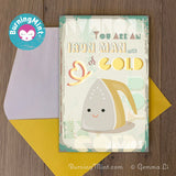 Funny Compliment Card | Iron Man with Heart of Gold