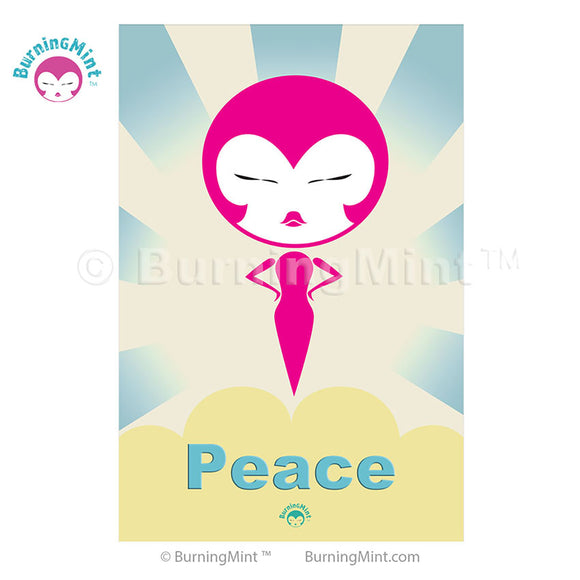 BurningMintᵀᴹ Peace Poster.