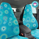 BurningMint™ Fireworks Car Seat Covers | New Year Car Seat Covers | Handmade Car Seat Covers With Fireworks Design | Car Seat Protectors | Holiday Gifts (Set of 2) [🎁 Free Shipping!]
