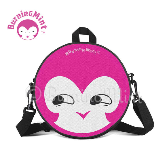 BurningMint® Cute backpack | Cute Purses | Pink Bag with Smiley Face