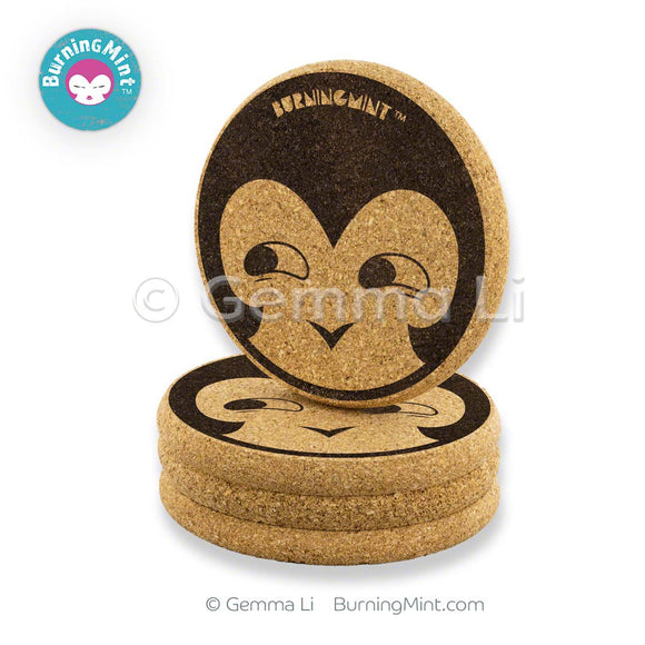 BurningMint Emoji Coasters, Beer Coasters, Cute Coasters, Cork Coaster Sets, Buy USA, Shipped Worldwide,   Round Coasters, emoji coaster sets, cute coasters, Fun Coasters, Funny coasters, cool coasters, gifts for teenagers, gifts for her, party gifts, Cork Coaster Sets, Cool Round Coasters, Coasters for Women, Round Coasters for Girls, 4th of July gifts, gifts for Millennials, 