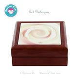 Jewelry box, Flower Jewelry Box, Flower Wooden Jewelry Box,  jewelry container, jewelry storage,  wooden jewelry box, wooden jewelry storage, earring box, bracelet box,  Red Mahogany jewelry box, Golden oak jewelry box, Ebony Black jewelry box