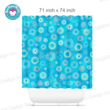 BurningMint™ Fireworks Shower Curtain | Cheerful Shower Curtains For People Who Love Holiday Spirit! (Various Sizes Available)