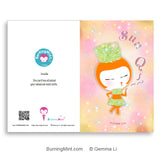 Cute Thank you Card | Sun Q
