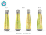 BurningMint® Peristyle Water Bottle, 16oz water bottles, Stainless Stell water bottle, Vacuum Insulated Water Bottle, Springtime Water Bottles, BurningMint™ Water Bottle, Shipped from USA