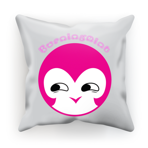 BurningMint® Cute Emoji Girl 1 Sublimation Cushion Cover