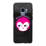 BurningMint® Cute iPhone Cases | Printed Black Soft Phone Case with Cute Girl Back