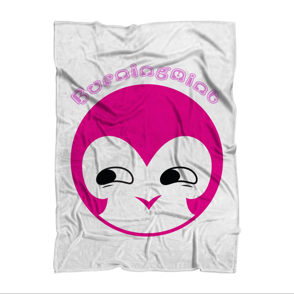 BurningMint® Cute Pink Girl Sublimation Throw Blanket